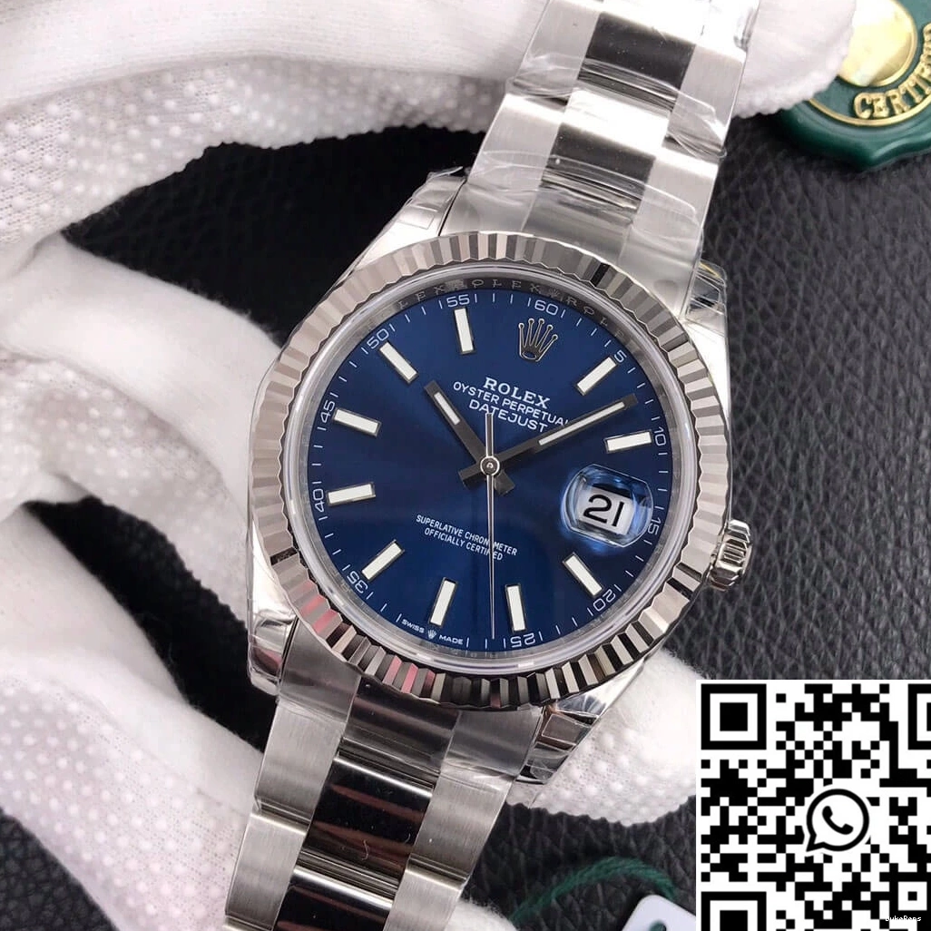 M126334-0001 VS Datejust Blue Dial Factory Rolex 0814